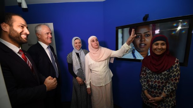The Prime Minister at the Islamic Museum of Australia.