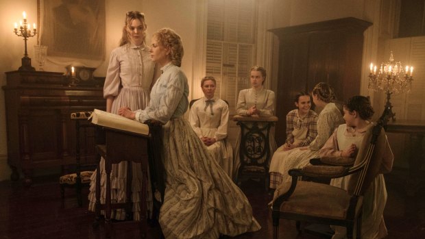 Sofia Coppola's The Beguiled stars (from left) Elle Fanning, Nicole Kidman, Kirsten Dunst, Angourie Rice, Oona Laurence, Emma Howard and Addison Riecke.