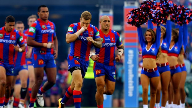 Limited resources: Newcastle Knights have struggled this year.