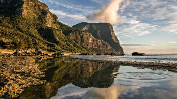 Lord Howe Island. A two-hour flight away from Sydney, when you land on Lord Howe, you feel like you've arrived in Paradise Lost.