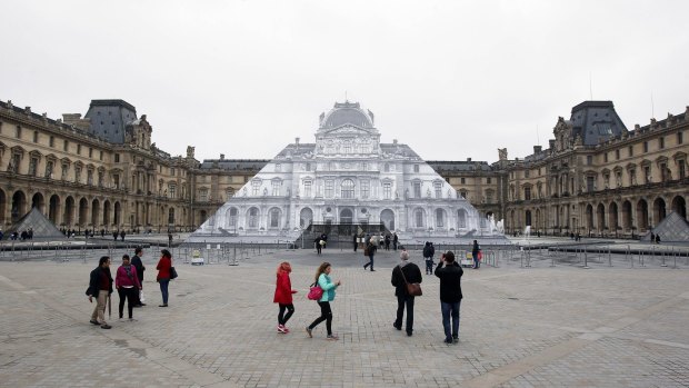 The Louvre museum in Paris on Thursday. 
