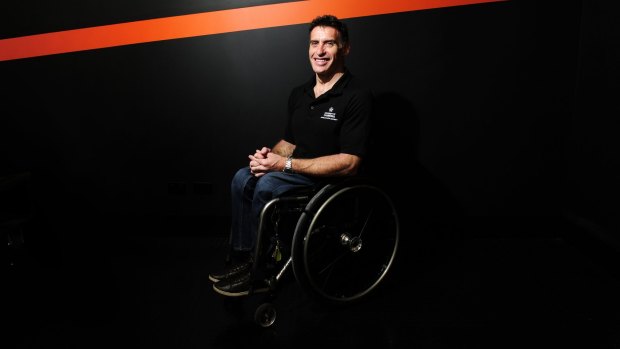Richard Nicholson has been named the University of Canberra's athlete in residence. 