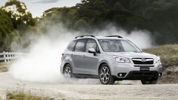 Mandarin mobile: A Subaru Forester, the car of choice among ACT executives (though they prefer white, not silver as pictured). The all-wheel-drives are often seen traversing the wild terrain of inner-north Canberra.