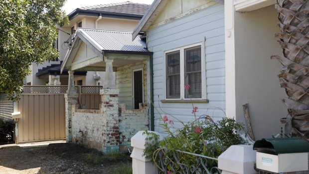 Ricky Slater-Dickson was found inside this house in the Newcastle suburb of Hamilton.