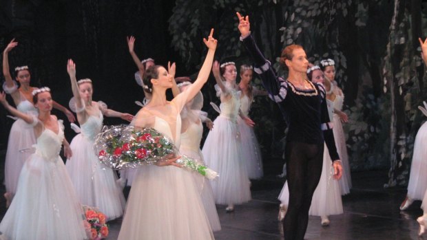 Ballet performance at the Hermitage.