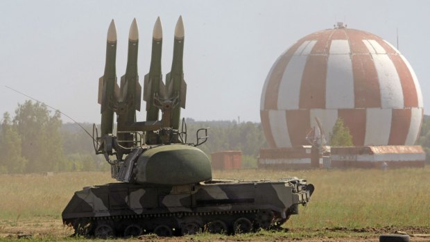 A file photo of a Buk missile system similar to one the Dutch Safety Board says was responsible for the downing of MH17 last year. Who launched the surface-to-air missile is yet to be formally identified.