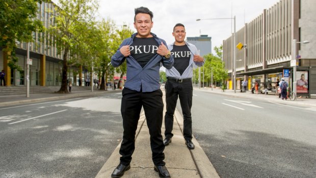 PKUP founders Joshua and Oscar Gonzalez have launched a start-up to get Canberrans and their cars home safely.