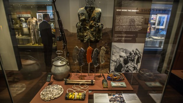 Some more objects on display at the War Memorial's new Middle East exhibition.