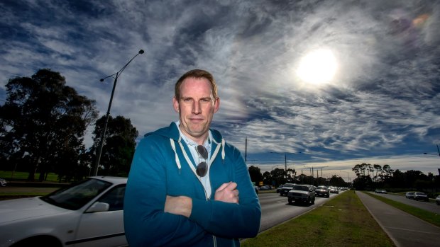 Andrew Nicholls spends hours in traffic to get to work in Abbotsford.
