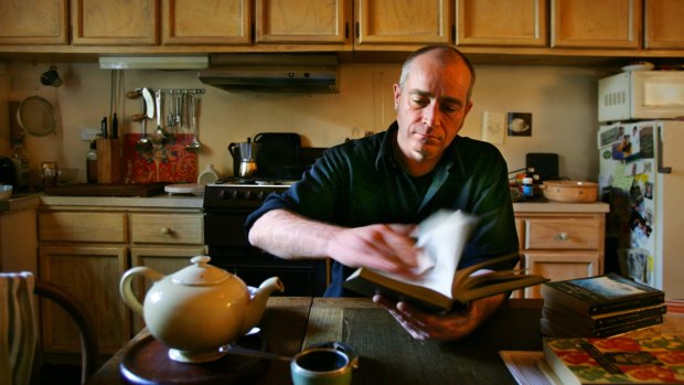 Playwright Michael Gurr at home in  2006.