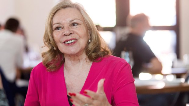 Lois Peeler lunches with journalist Clare Kermond at Charcoal Lane restaurant, Fitzroy.