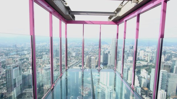 The observation deck of Kuala Lumpur Tower offers serious views.