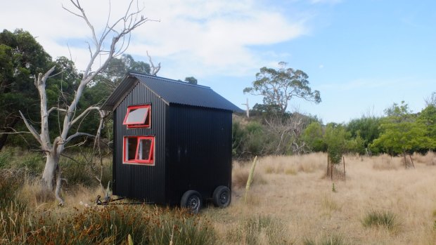 A prototype of the Shacky tiny house which will give holidaymakers a chance to experience life on a farm.
