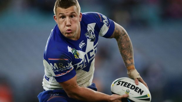 In demand: Trent Hodkinson is wanted by the Canterbury Bulldogs for 2016 and beyond.