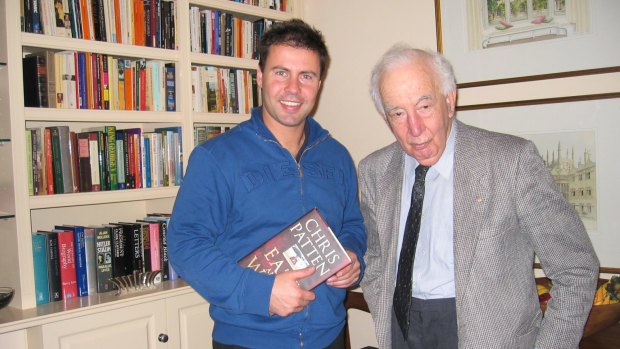 With his mentor, the late Zelman Cowen.