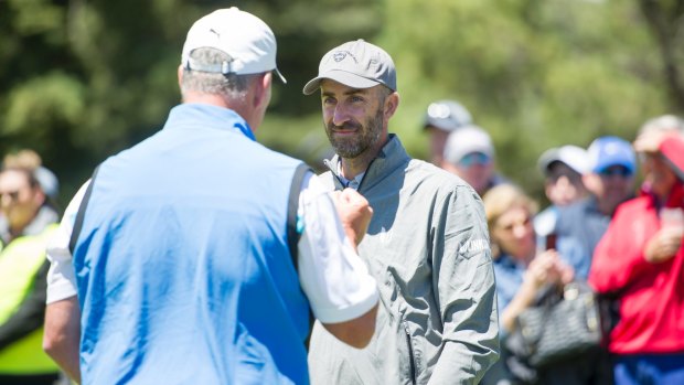 Geoff Ogilvy has performed a back nine escape to keep his Tour privileges for next season.
