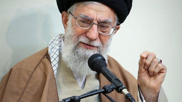 Iranian supreme leader Ayatollah Ali Khamenei.