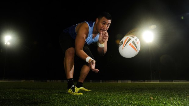 John Papalii will return to the footy field with West Belconnen this weekend.