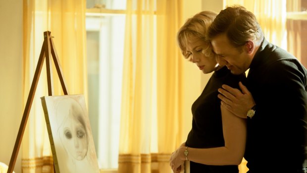 Tim Burton's first 'grown-up' film?: Amy Adams and Christoph Waltz in <i>Big Eyes</i>.