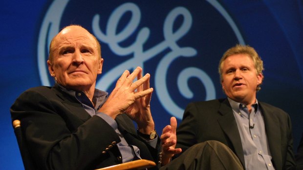 There had been great expectations when Jeffrey Immelt, right, replaced the legendary Jack Welch, left, as CEO back in 2001.