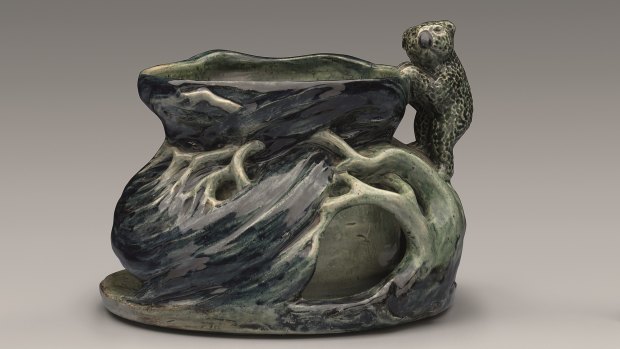 A 1931 earthenware vase by Merric Boyd. 