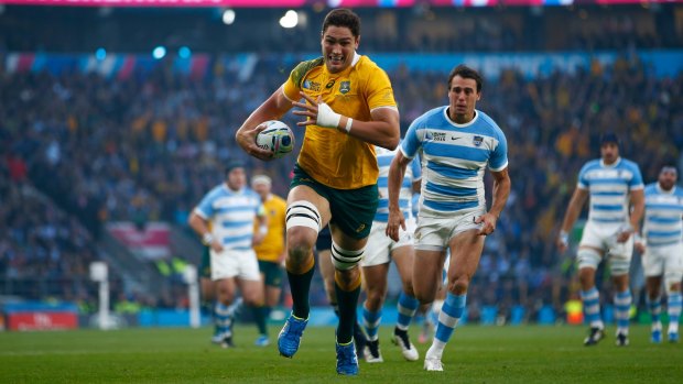 Walk-up start: Rob Simmons is one of the lucky few guaranteed a Wallabies jersey.