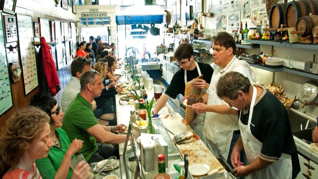 Swan Oyster Depot in San Francisco is one place that has food worth standing in line for.