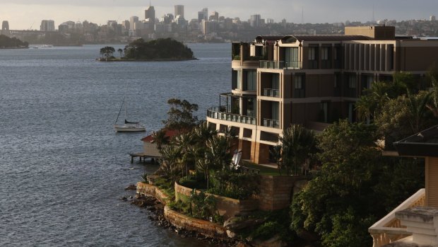 Aussie John Symond's property in Point Piper has been described as having a bowling alley and a smoking room, although Symond insists it doesn't. 