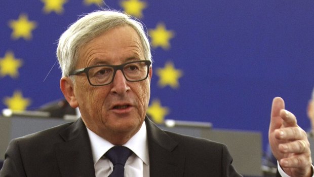 EU president Jean-Claude Juncker calls on EU countries to agree to share 160,000 refugees.