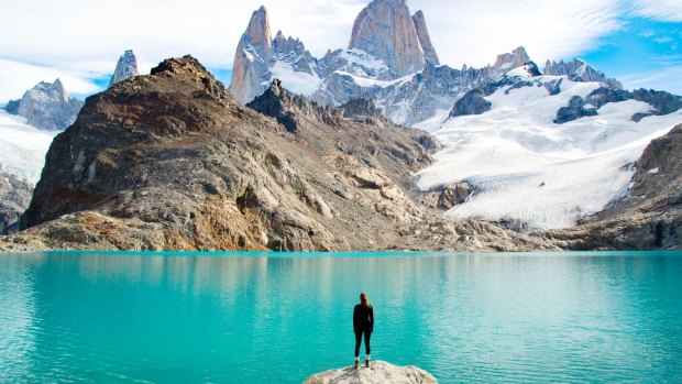 Beautiful and chilly: Fitz Roy Mountain, Patagonia.