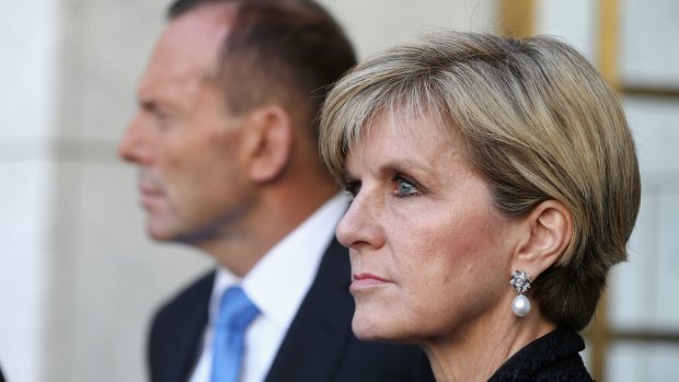 Julie Bishop has spoken on her loneliness as the only woman in Tony Abbott's cabinet. 