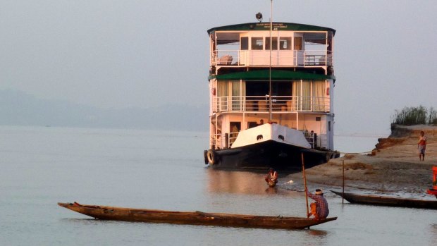 RV Chairadew: The Assam Bengal Navigation Company operates two 24-passenger vessels on the Brahmaputra.