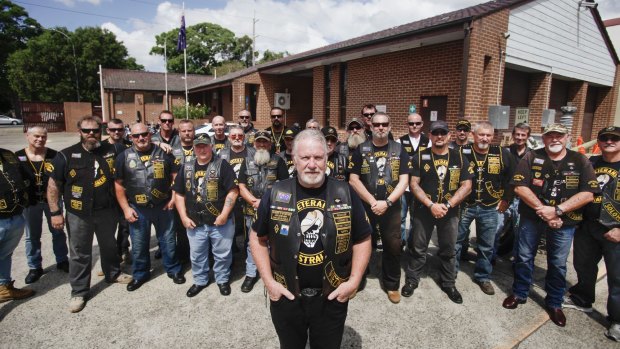 Rex Marshall and other members of the Vietnam Veterans Motorcycle Club face losing their clubhouse in Menai.