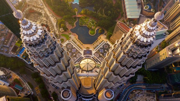 KL's famed Petronas Towers were once the world's tallest buildings.