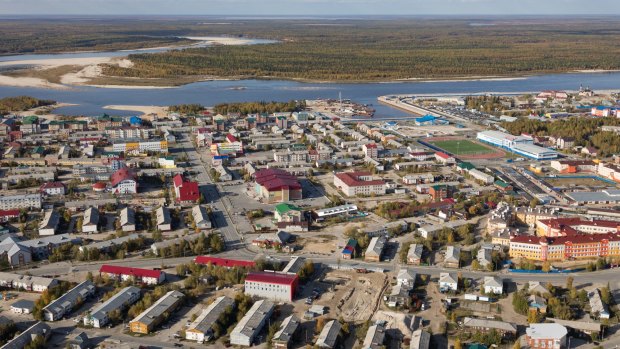 Tarko-sale town, Yamalo-Nenets Autonomous Okrug.