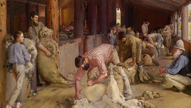 In 1890, The Age described Tom Roberts' Shearing the rams as "the most important work of a distinctly Australian character".