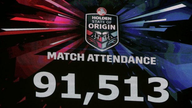 Numbers game: There was a massive crowd at the MCG last time Origin was played there.