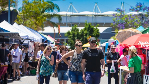 The End of the Line festival has become an annual fixture at the Gabba.