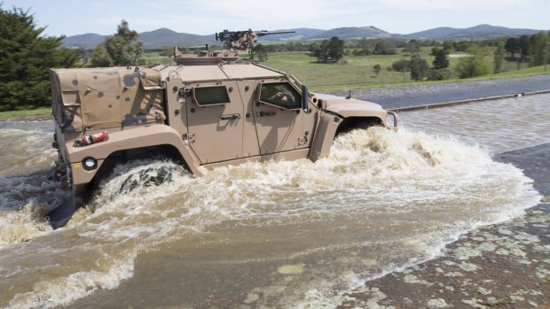 Thales Australia, manufacturer of the new Hawkei, is selling land.