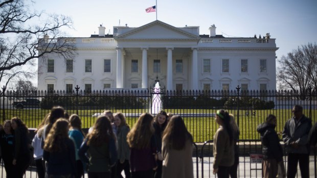 Odom was arrested by the secret service near the White House in Washington DC.