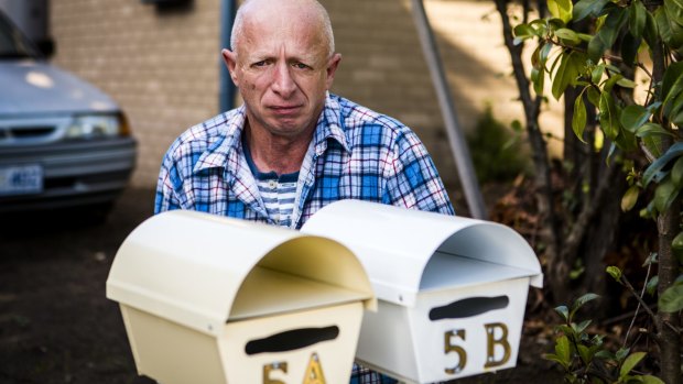 Public housing tenant Richard Allen has questioned a $500 bill for a replacement letterbox 