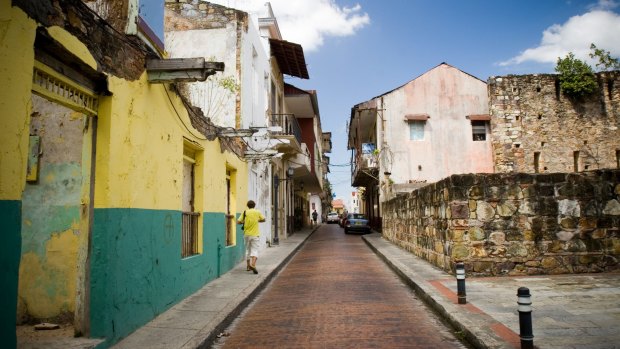 Casco Viejo streetscape.