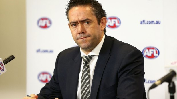 Former AFL football operations general manager Simon Lethlean had only been in the job a few months before resigning over a workplace affair.