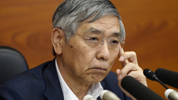 Bank of Japan governor Haruhiko Kuroda said he would maintain his massive stimulus program aimed at igniting inflation.
