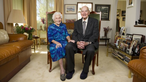 George and Iris Barlin are turning 100 in quick succession and will celebrate the occasion with family at a party on Sunday.
