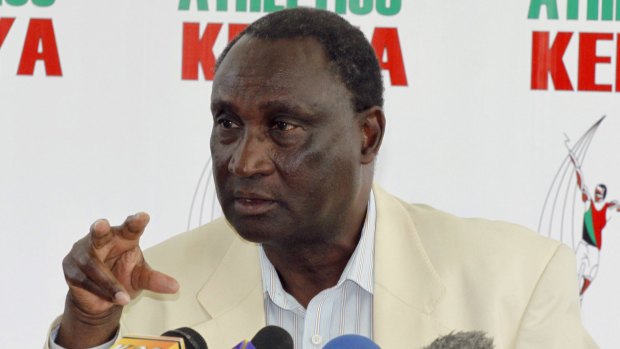 Athletics Kenya president Isaiah Kiplagat, one of the three officials suspended.