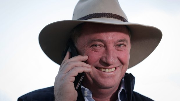 Barnaby Joyce has championed the pesticides authority's controversial move to his New England electorate.
