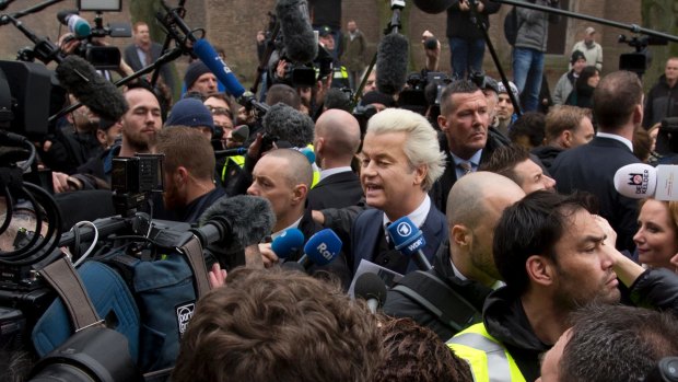 Firebrand anti-Islam lawmaker Geert Wilders.