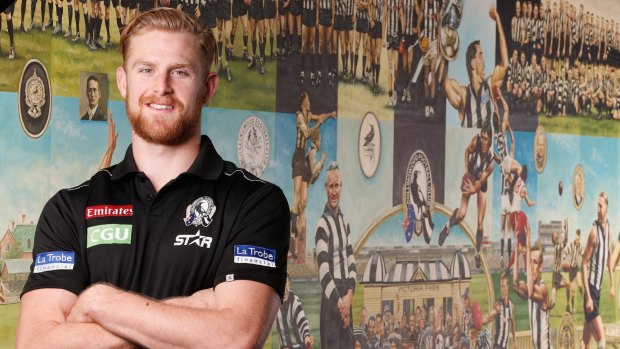 Highs and lows: Jonathon Marsh's hard work paid off when he made Collingwood's team four weeks ago. But his parents being robbed took some of the shine off.   