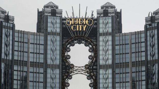 Melco Crown's $US3.2 billion Studio City casino resort in Macau.